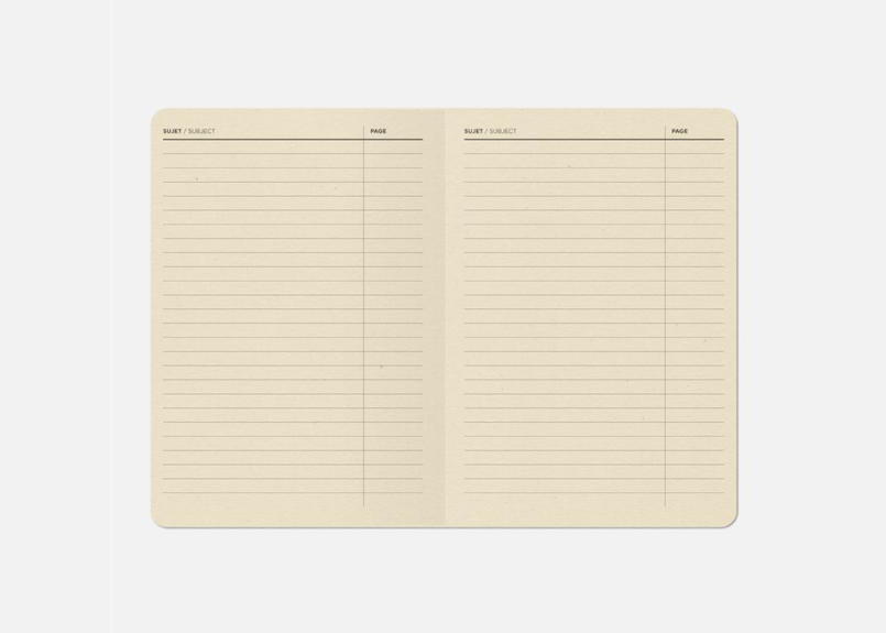 A6サイズノートブック Waves Papier Tigre