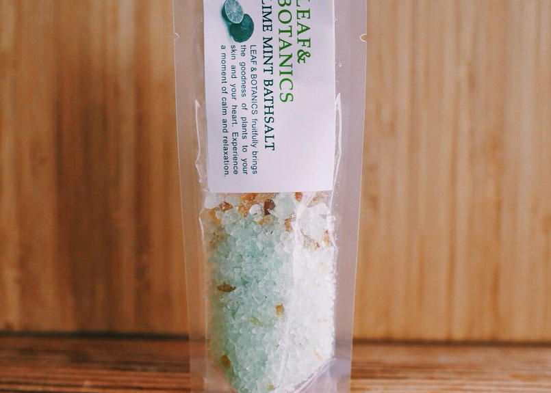Leaf Botanics バスソルト バスシュガー 1回分40ｇ入り ろくキッチン