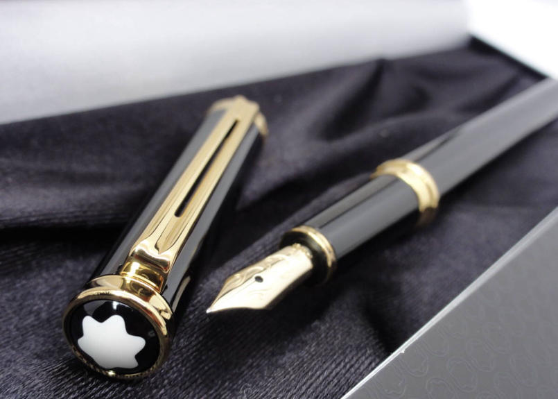 モンブラン　★未使用に近いオブリュージユNo15130金装飾美しいペン先彫金逸品 モンブラン☆未使用に近いオブリュージユNo15130金装飾美しいペン先