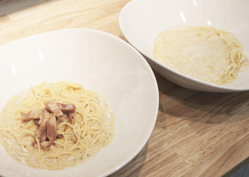 2種のたっぷり濃厚ソース 100セット限定 おためし2食セット カルボナーラ チンクエフロマー