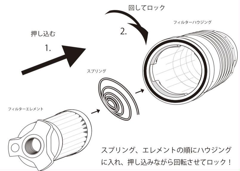 c*e様 K&Pオイルフィルター S30 K&P Engineering オイルフィルター S30