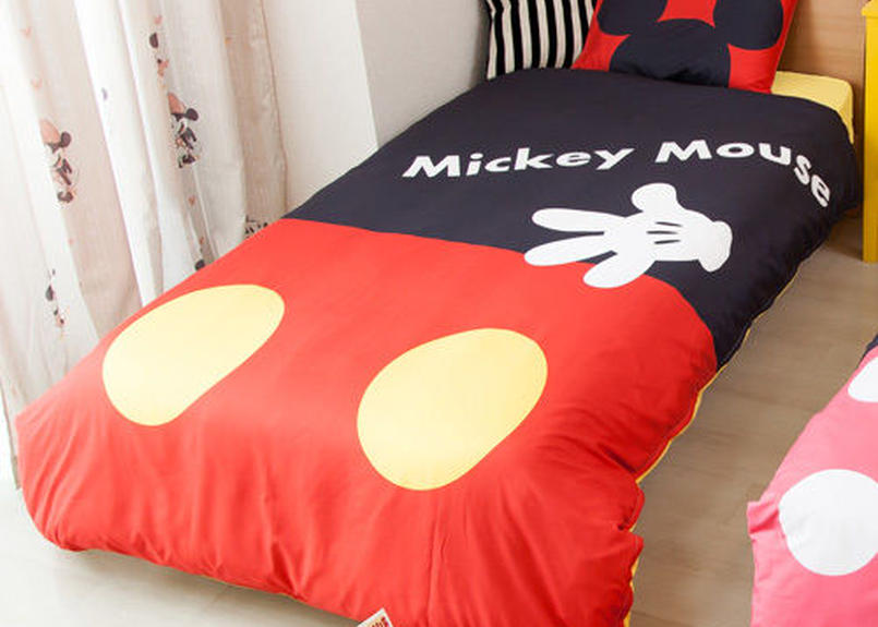 新品 布団カバー 3点セット 可愛い かわいい シングルロングサイズ ディズニー ミッキーマウ