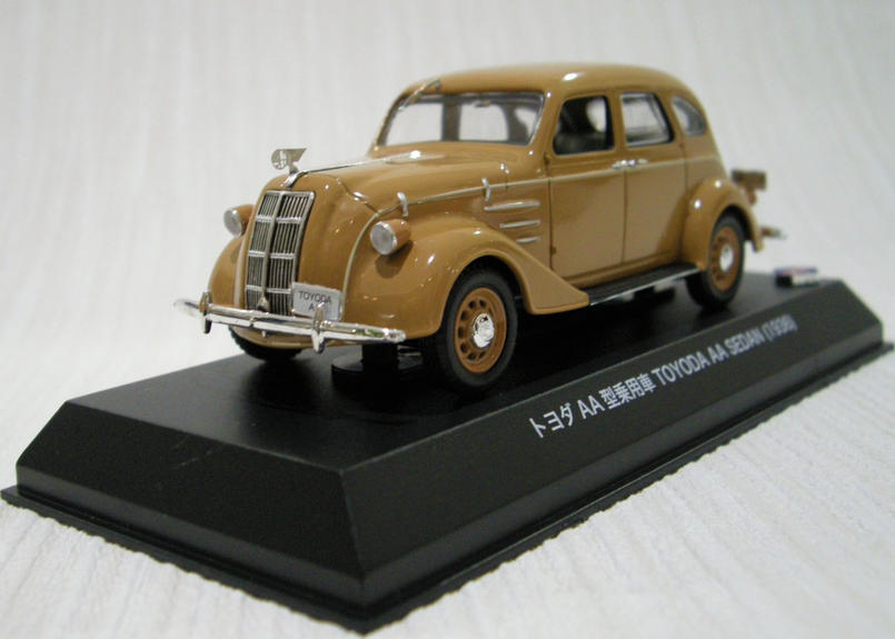 1 43トヨダaa型乗用車 ダイキャストモデル 灰桜 トヨタ博物館ミュージアムショップ