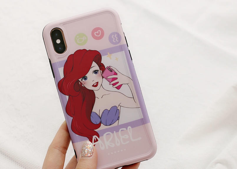 ディズニー 可愛いアリエル自撮りケース Popo Grocery Goods