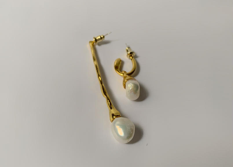 最大70%オフ通販 Cesoi Pearl パールピアス ゴールド Gold Pierce Bar 無料配達 Cesoi Pearl Bar Pierce Gold パールピアス ゴールド ピアス(片耳用)