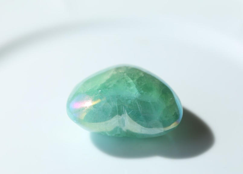 エンジェルオーラグリーンフローライトハート Y S Y24