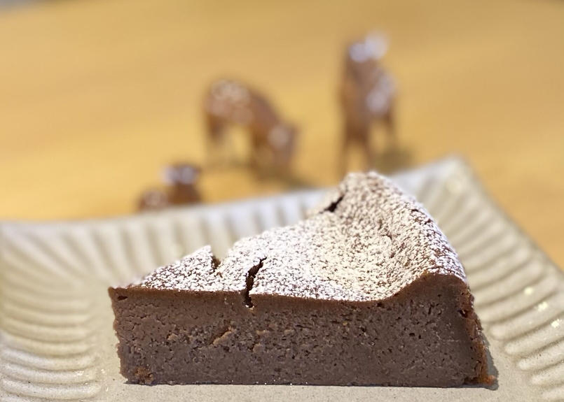 ピュアココアのベイクドチーズケーキ ゆずきち